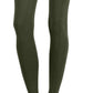 Leggings femininas ID Ideology com bolso de compressão e comprimento total, verdes