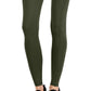 Leggings femininas ID Ideology com bolso de compressão e comprimento total, verdes
