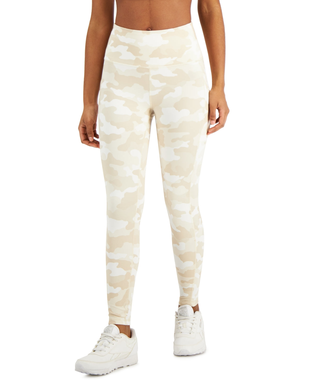 ID Ideology Leggings de compressão ativas femininas 7/8 no tornozelo, marrom, tamanho pequeno