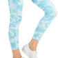 ID Ideology Leggings de compressão femininas Active 7/8 no tornozelo, azul, tamanho médio