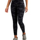 ID Ideology Leggings de compressão ativas femininas 7/8 pretas