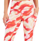 ID Ideology Leggings femininas de compressão com bolso lateral, vermelhas
