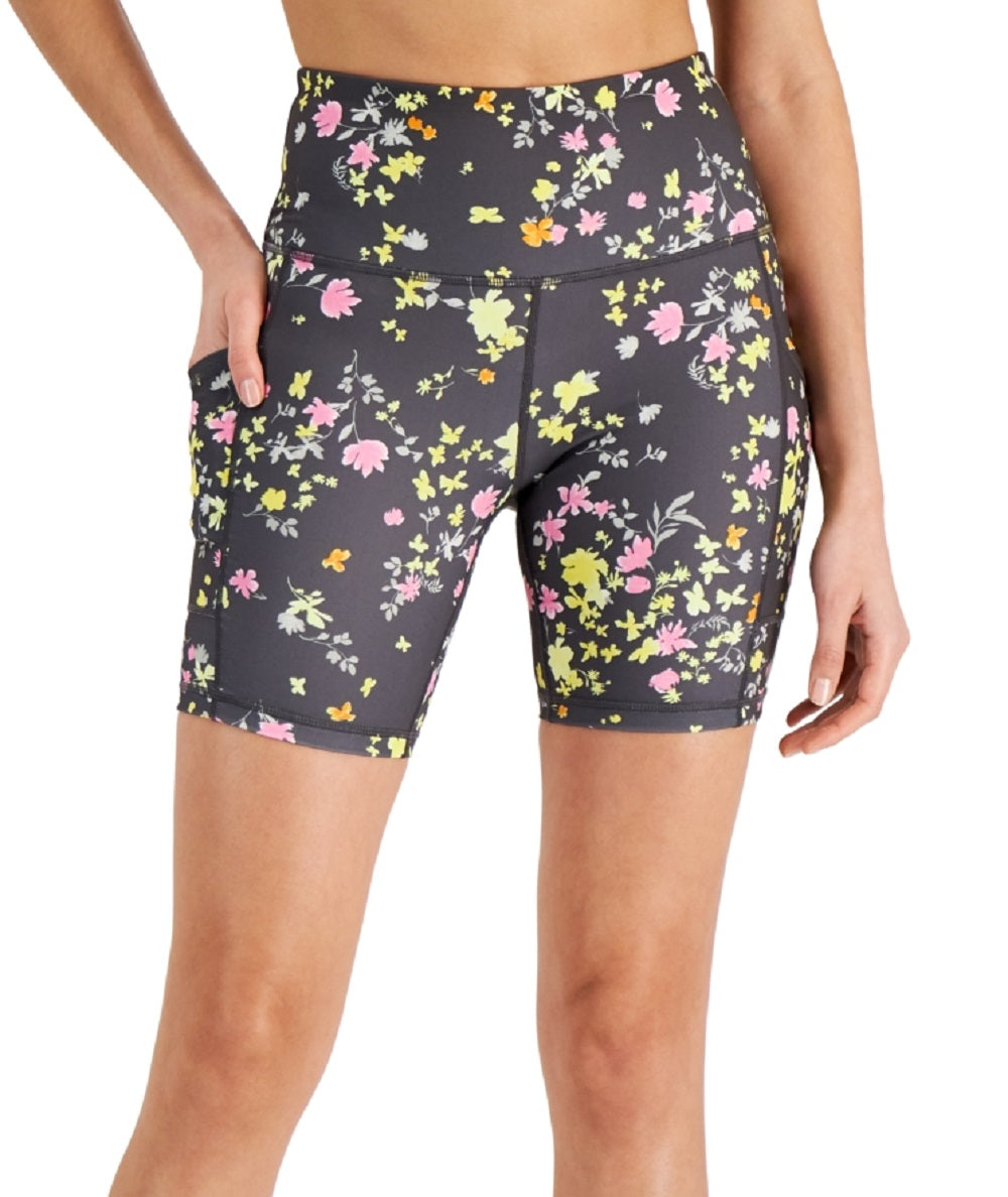 ID Ideology Shorts Biker Estampado Feminino Cinza