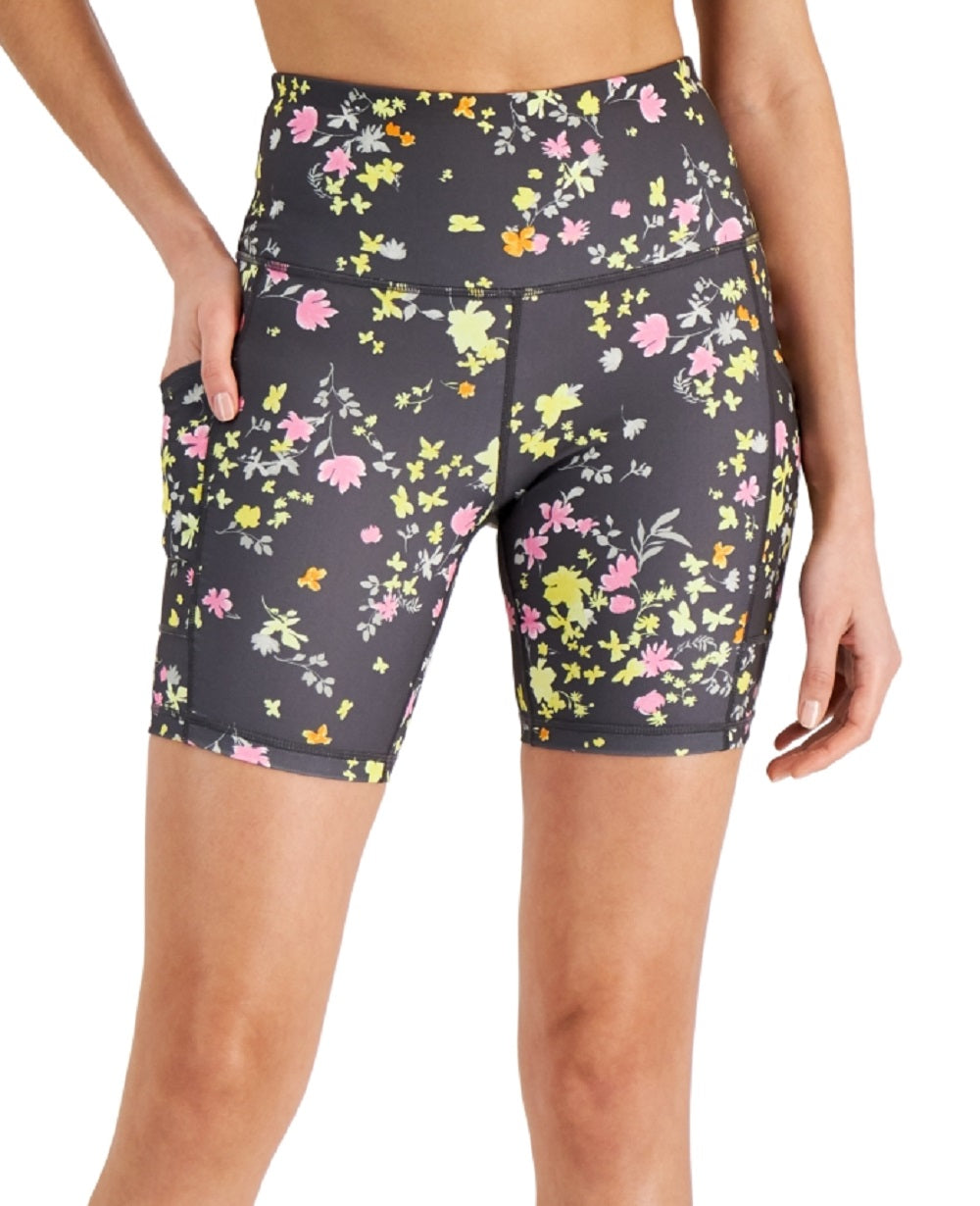 ID Ideology Shorts Biker Estampado Feminino Cinza