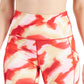 ID Ideology Twist Bike Shorts Feminino Vermelho Tamanho X-S