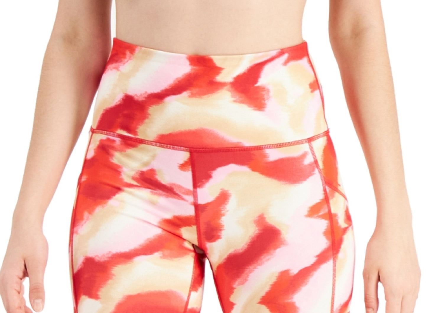 ID Ideology Twist Bike Shorts Feminino Vermelho Tamanho X-S
