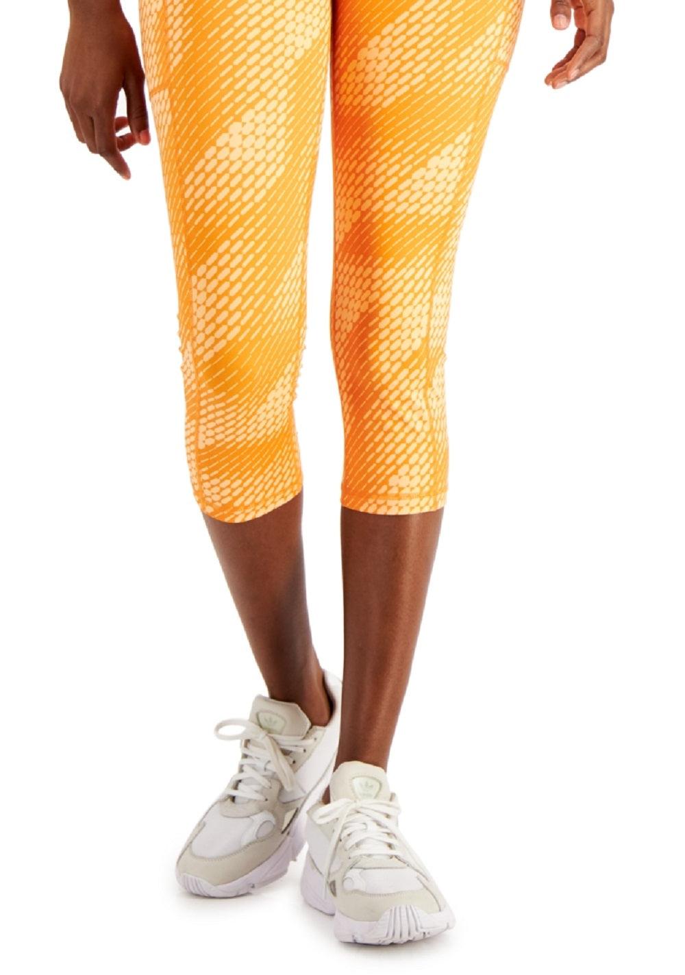 ID Ideology Leggings femininas de compressão com bolso lateral, laranja, tamanho X-S