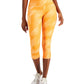 ID Ideology Leggings femininas de compressão com bolso lateral, laranja, tamanho X-S