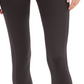 ID Ideology Leggings curtas de compressão femininas, cintura alta, bolso lateral, cinza, tamanho pequeno M