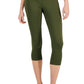 ID Ideology Leggings femininas de compressão com cintura alta e bolso lateral, tamanho pequeno, verde, médio