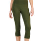 ID Ideology Leggings femininas de compressão com cintura alta e bolso lateral, tamanho pequeno, verde, médio