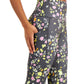 Leggings curtas femininas com estampa floral ID Ideology, cinza, tamanho pequeno