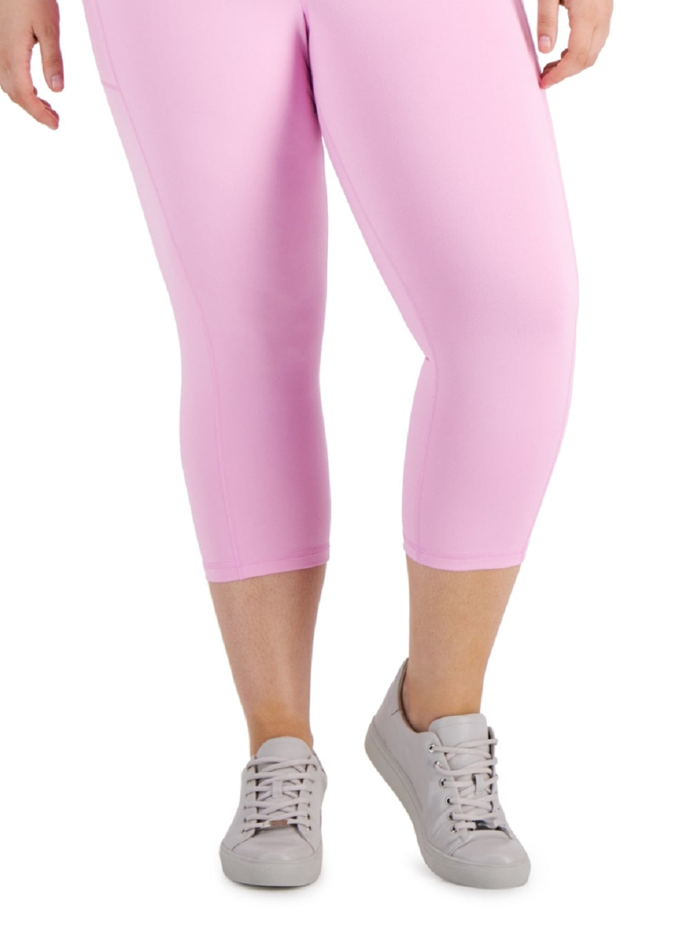 Leggings Cropped Femininas ID Ideology Rosa Tamanho 3X