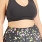 Conjunto de sutiã esportivo feminino ID Ideology cinza tamanho 3X