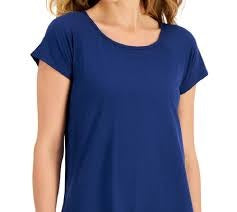 Conjunto de moletom feminino ID Ideology Essentials, camiseta azul, tamanho XX-G