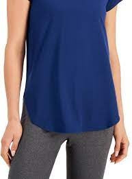Conjunto de moletom feminino ID Ideology Essentials, camiseta azul, tamanho XX-G