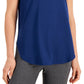 Conjunto de moletom feminino ID Ideology Essentials, camiseta azul, tamanho grande