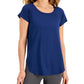 Conjunto de moletom feminino ID Ideology Essentials, camiseta azul, tamanho X-G