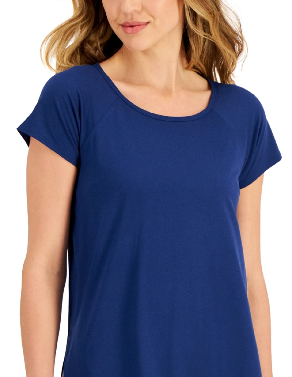 Conjunto de moletom feminino ID Ideology Essentials, camiseta azul, tamanho X-G