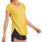 Conjunto de moletom feminino ID Ideology Essentials, camiseta amarela