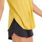 Conjunto de moletom feminino ID Ideology Essentials, camiseta amarela, tamanho médio