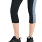 ID Ideology Leggings Cropped Colorblocked Essentials Femininas Cinza Tamanho X-G
