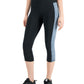 ID Ideology Leggings Cropped Colorblocked Essentials Femininas Cinza Tamanho X-G