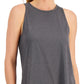 Conjunto de moletom feminino ID Ideology Essentials, regata cinza