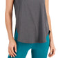 Conjunto de moletom feminino ID Ideology Essentials, regata cinza