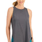 Conjunto de moletom feminino ID Ideology Essentials, regata cinza