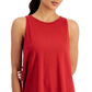Conjunto de moletom feminino ID Ideology Essentials, regata vermelha, tamanho X-G