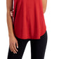 Conjunto de moletom feminino ID Ideology Essentials, regata vermelha, tamanho X-G