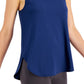 Conjunto de moletom feminino ID Ideology Essentials, regata azul, tamanho X-S