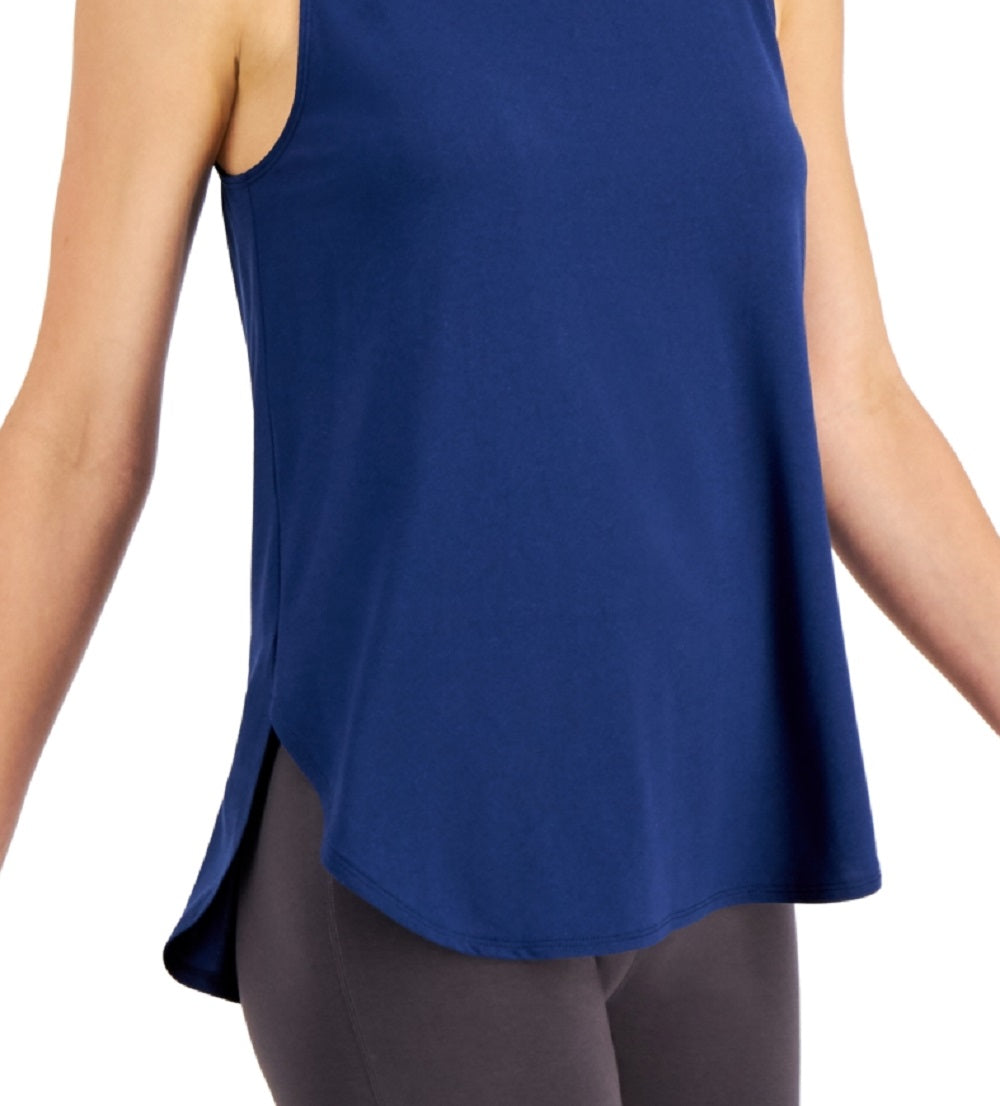 Conjunto de moletom feminino ID Ideology Essentials, regata azul, tamanho X-S