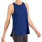 Conjunto de moletom feminino ID Ideology Essentials, regata azul, tamanho grande