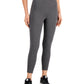 Conjunto de moletom feminino ID Ideology Essentials, comprimento 7/8, leggings, cinza, tamanho médio