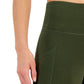 ID Ideology Shorts de ciclismo feminino sólido 10 algodão verde tamanho grande