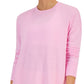 ID Ideology Top feminino ativo sólido com gola redonda rosa tamanho XX-G