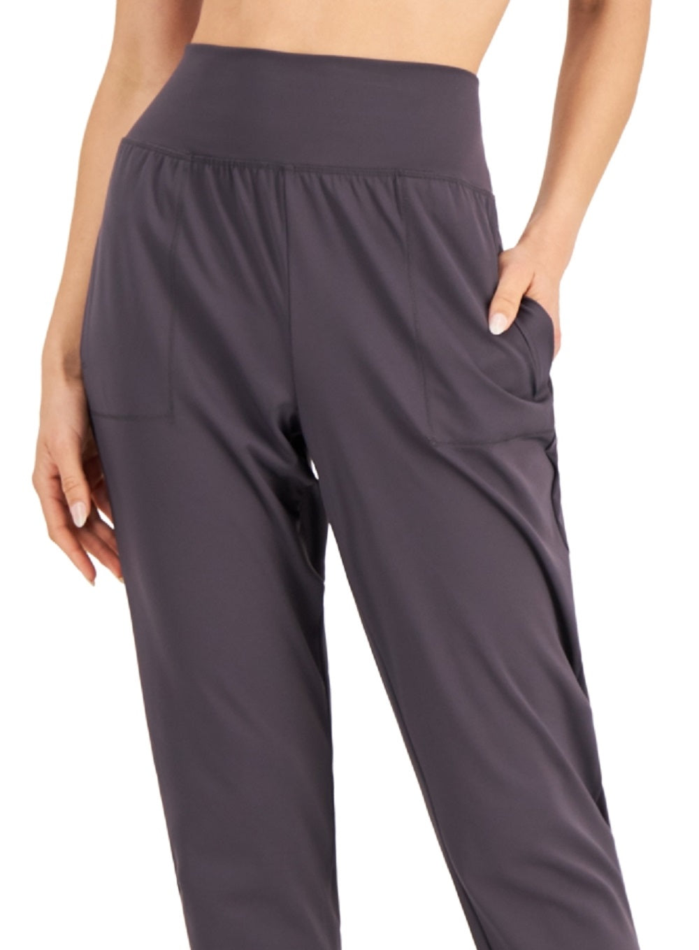 Calça de moletom feminina ID Ideology Relaxed, cinza, tamanho pequeno