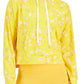 ID Ideology Moletom feminino relaxado Pansy Techy amarelo tamanho X-S