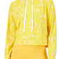 ID Ideology Moletom feminino relaxado Pansy Techy amarelo tamanho X-S