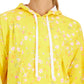 ID Ideology Moletom feminino relaxado Pansy Techy amarelo tamanho X-S