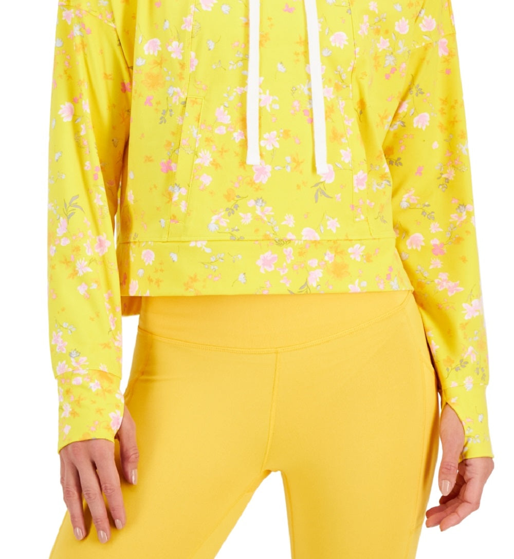 ID Ideology Moletom feminino Relaxed Pansy Techy amarelo tamanho XX-G