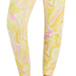 Calça jogger slim estampada Active Whirl feminina ID Ideology amarela