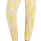 Calça jogger slim estampada Active Whirl feminina ID Ideology amarela