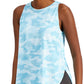 Conjunto de moletom feminino ID Ideology Essentials com regata camuflada azul