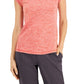 Camiseta ID Ideology Essentials Rapidry Heathered Performance Feminina Vermelha Tamanho XX-G
