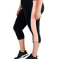 Legging Capri Colorblock Feminina ID Ideology Preta Tamanho XL
