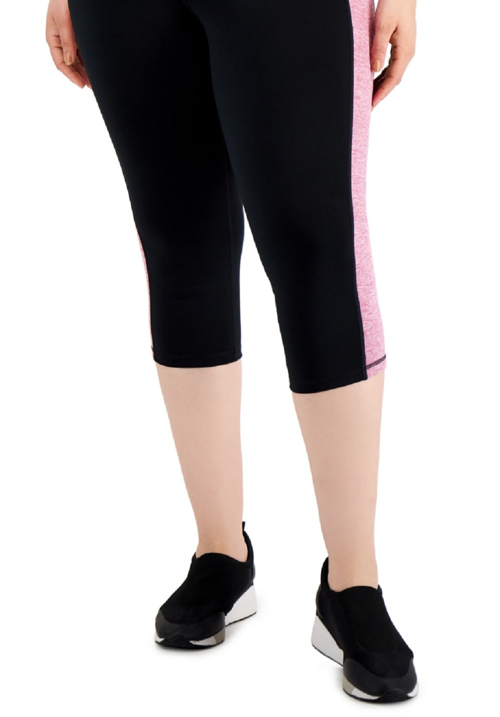 Legging Capri Colorblocked Feminina ID Ideology Rosa Tamanho 2X