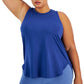 Conjunto de moletom feminino ID Ideology, azul, tamanho 1X
